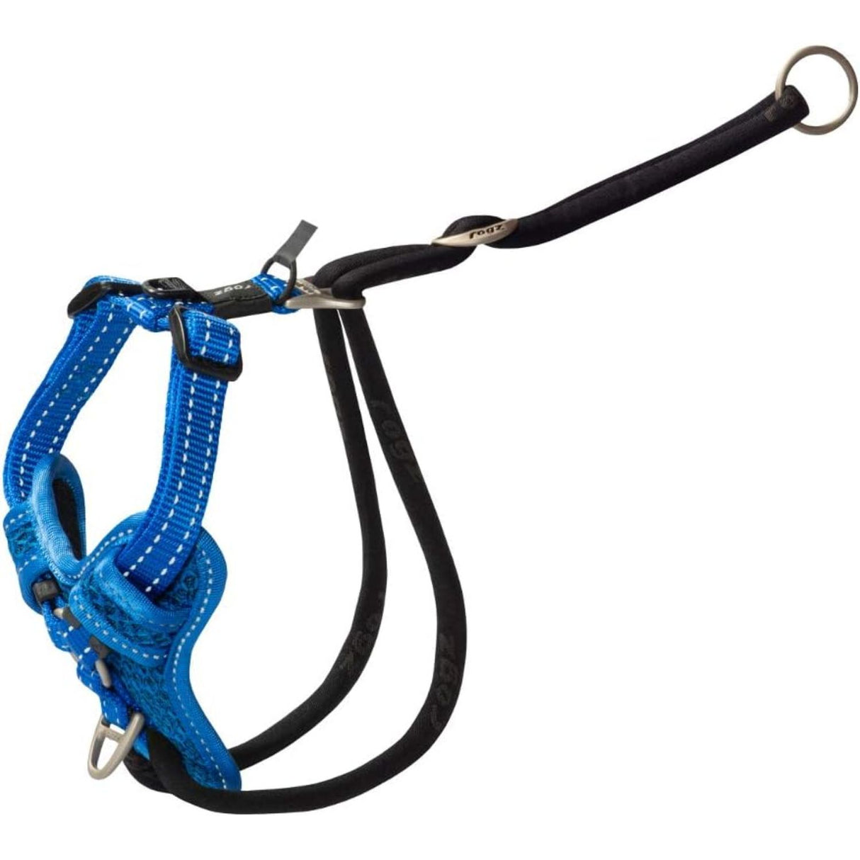 Rogz Stop Pull Dog Harness Blue - Medium