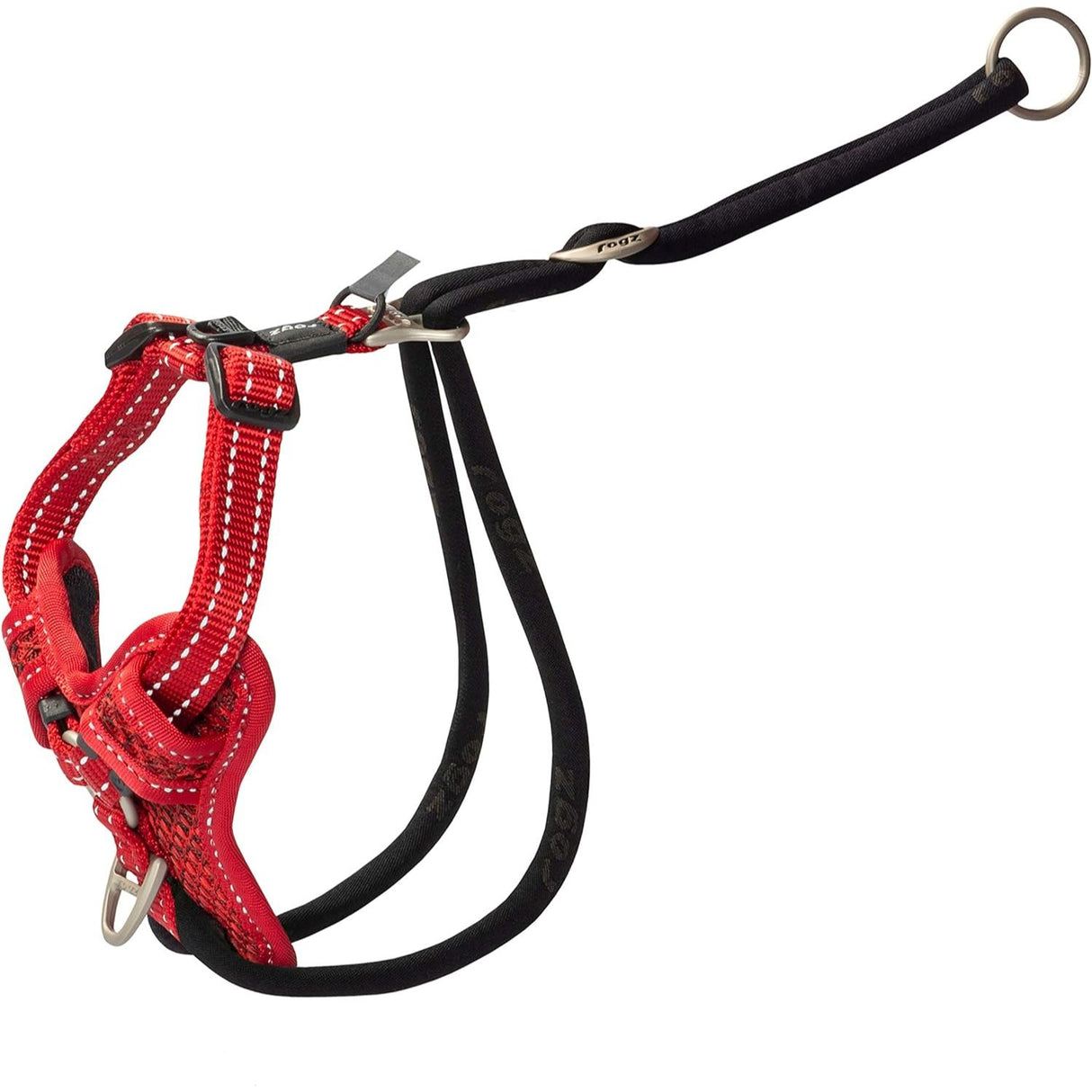 Rogz Stop Pull Dog Harness Red - Medium