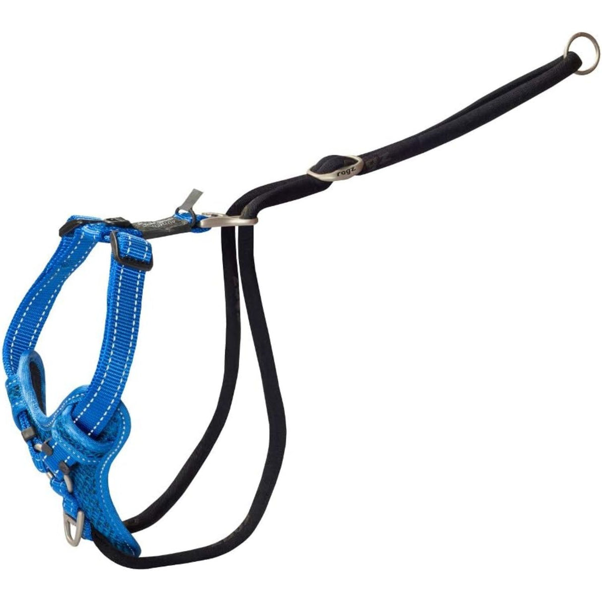 Rogz Stop Pull Dog Harness Blue - Large