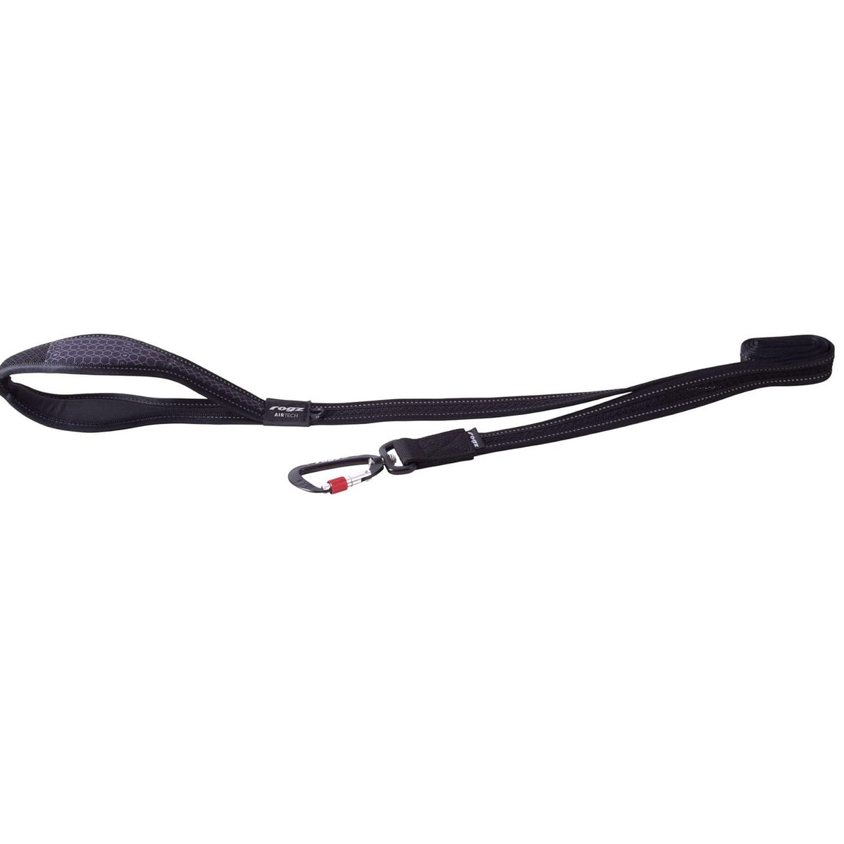 Rogz 1.5m Airtec Classic Black Dog Lead - Large