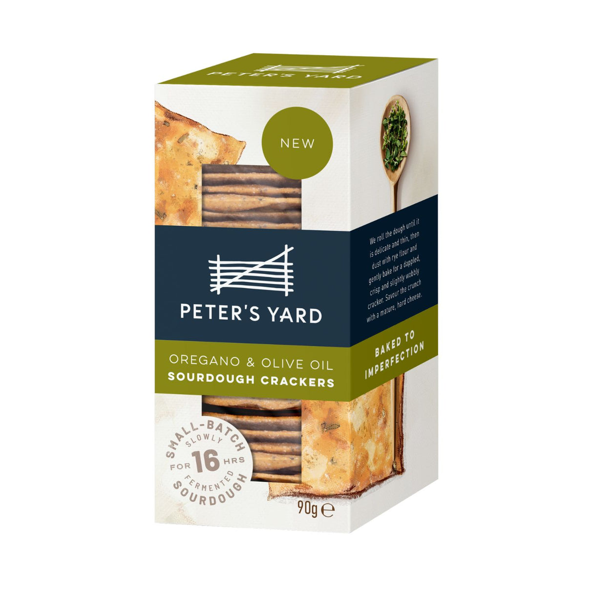 Peters Yard 90g Oregano & Olive Oil Crackers