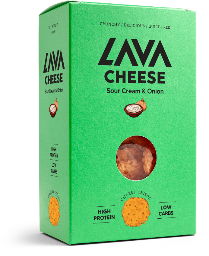 Lava Cheese 60g Sour Cream & Onion