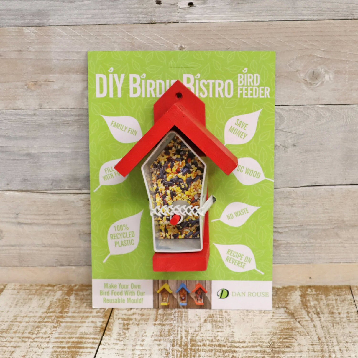 Dan Rouse Red Birdie Bistro Bird Feeder