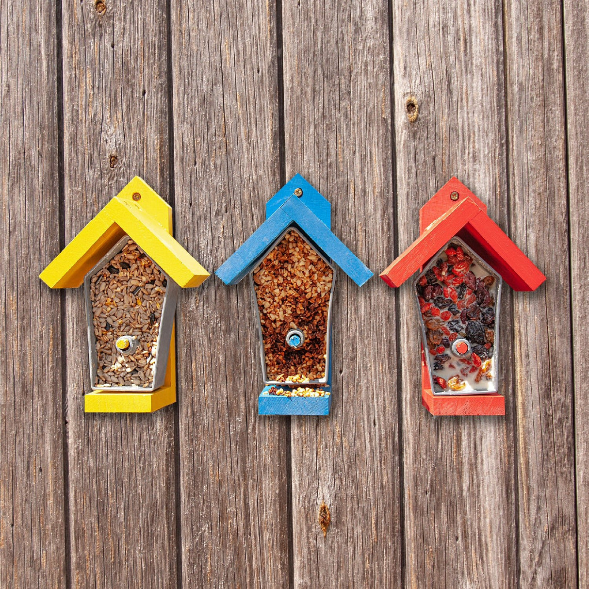 Dan Rouse Yellow Birdie Bistro Bird Feeder