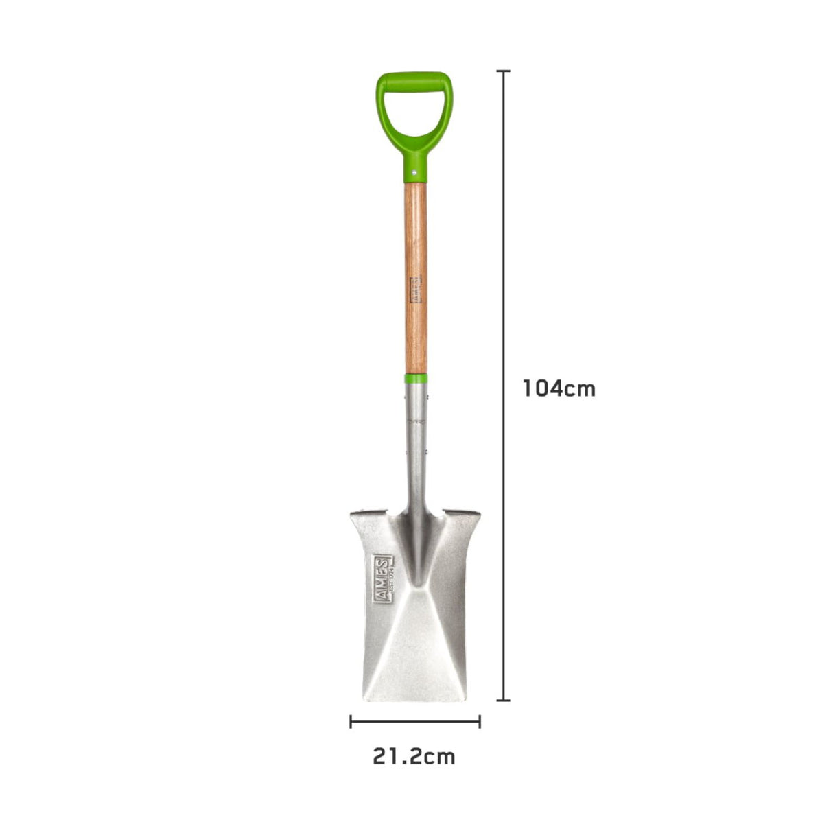 AMES 104cm Carbon Steel Digging Spade