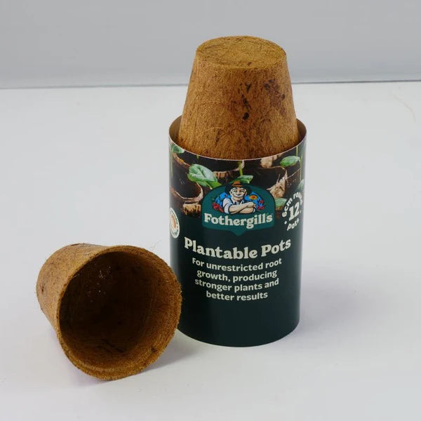 Fothergils 12cm Plantable Pots - 6 Pack