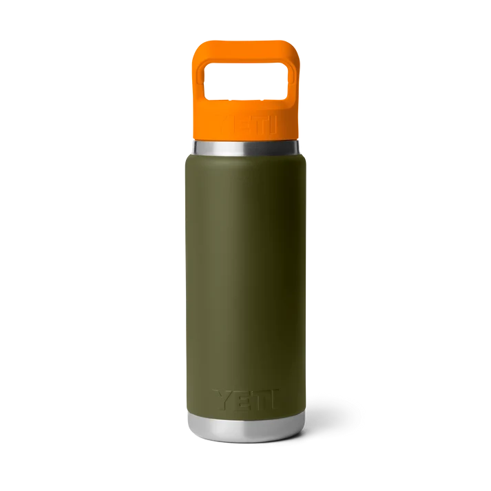 Yeti Rambler® 26oz (769ml) Straw Cap Bottle - Olive/ King Crab