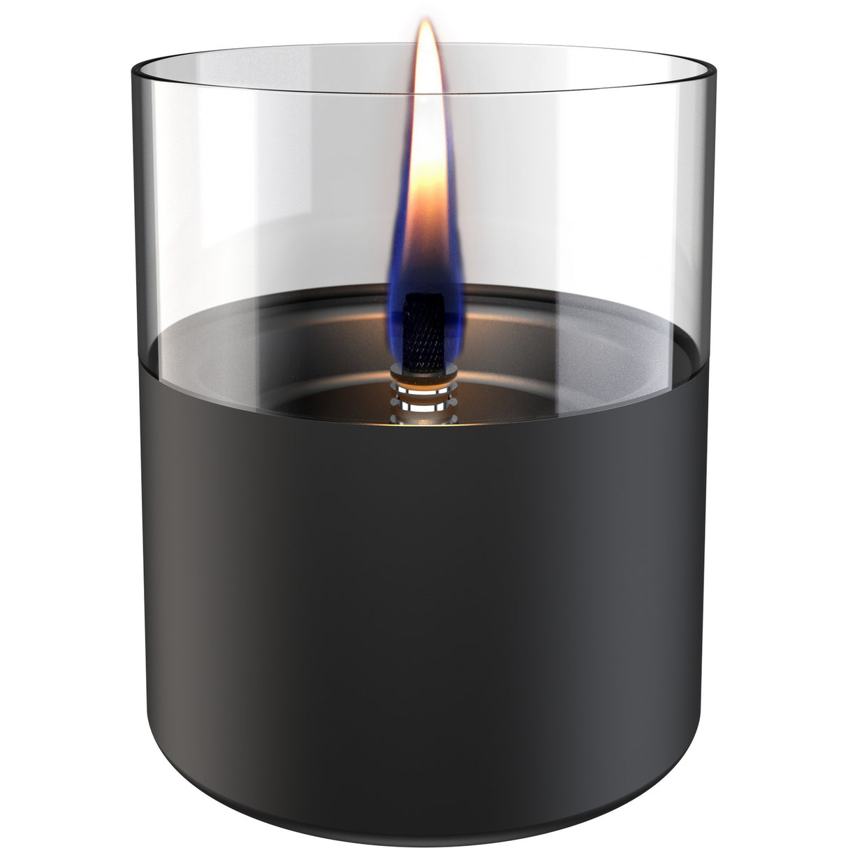 (Special Offer) Tenderflame Lilly 10 Tabletop Candle Black with 0.5Ltr TenderFuel