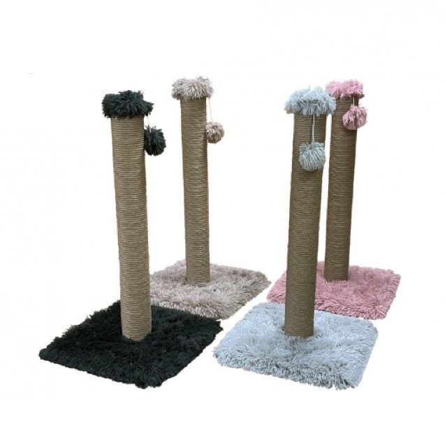 Ancol Long Plush Cat Scratching Post Extra Large