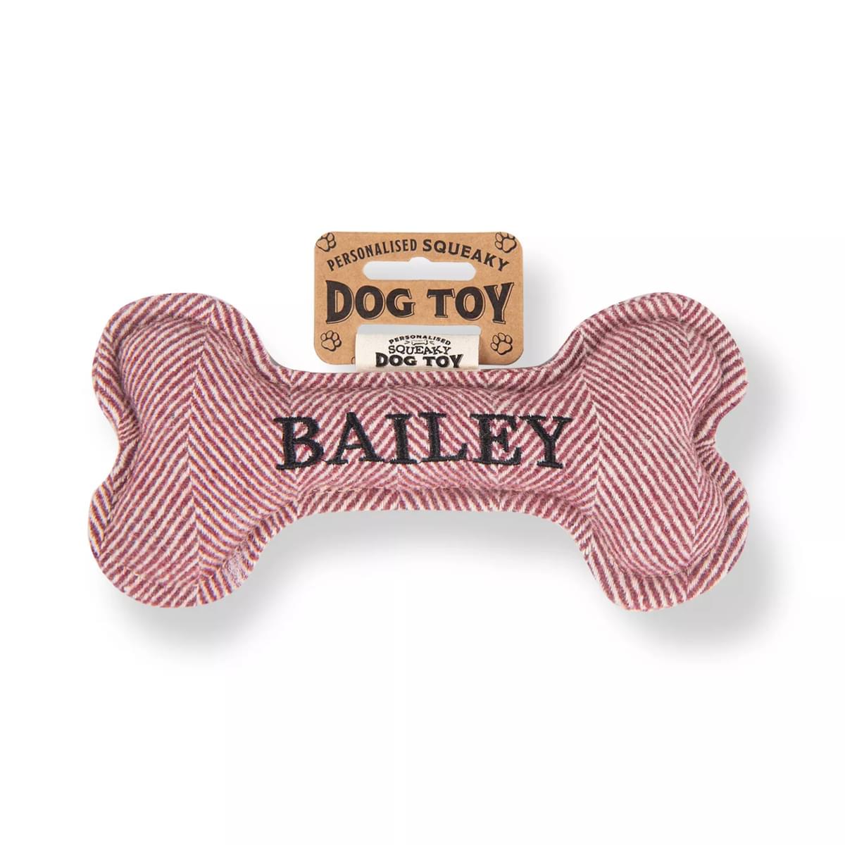 History & Heraldry Bailey Squeaky Bone Toy