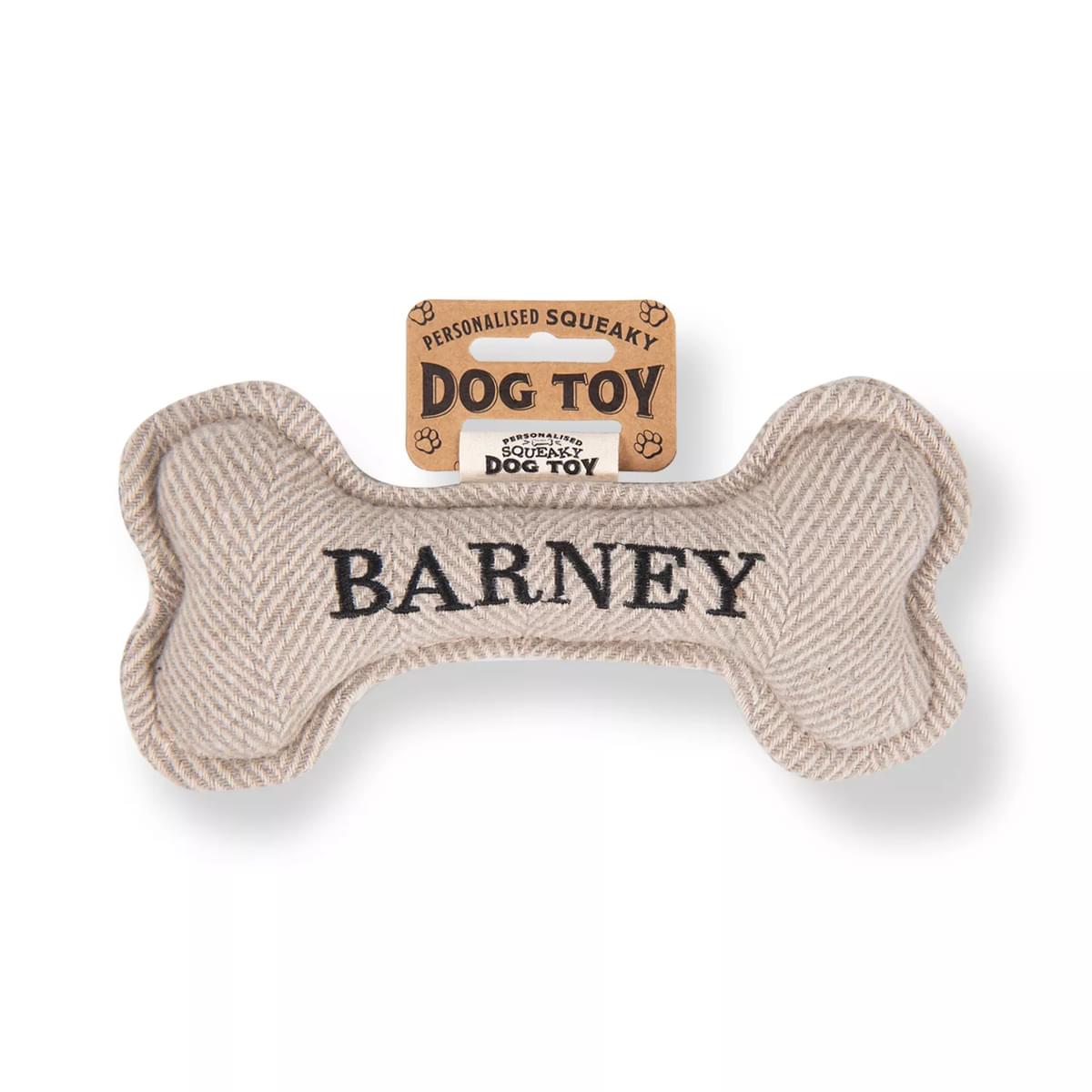 History & Heraldry Barney Squeaky Bone Toy