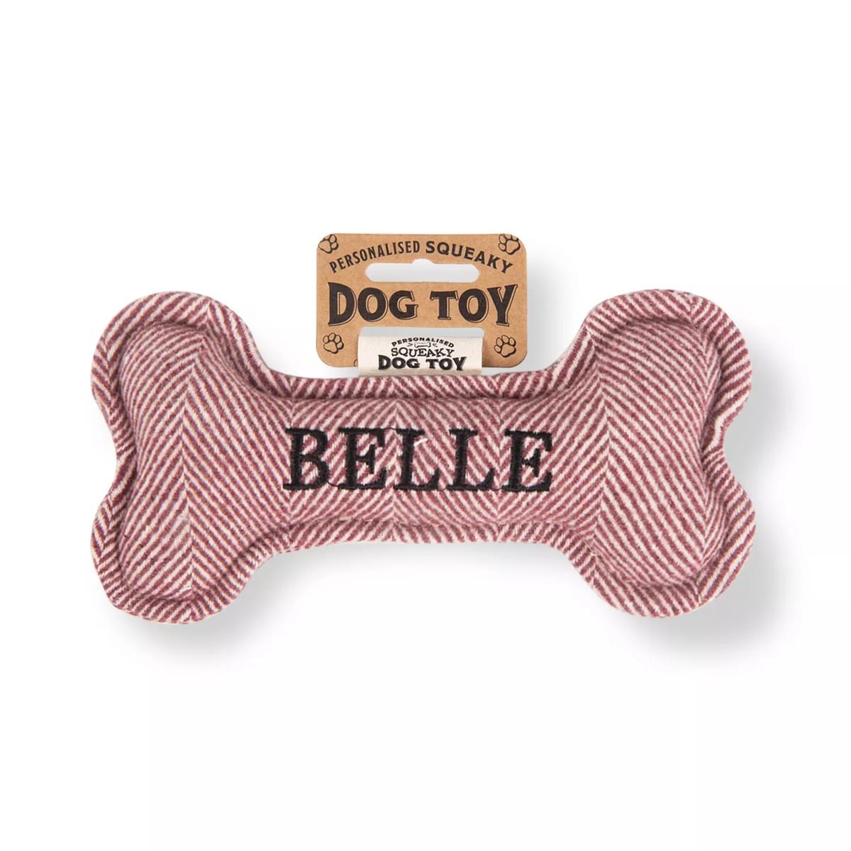 History & Heraldry Belle Squeaky Bone Toy
