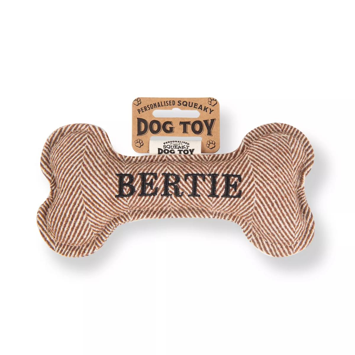 History & Heraldry Bertie Squeaky Bone Toy