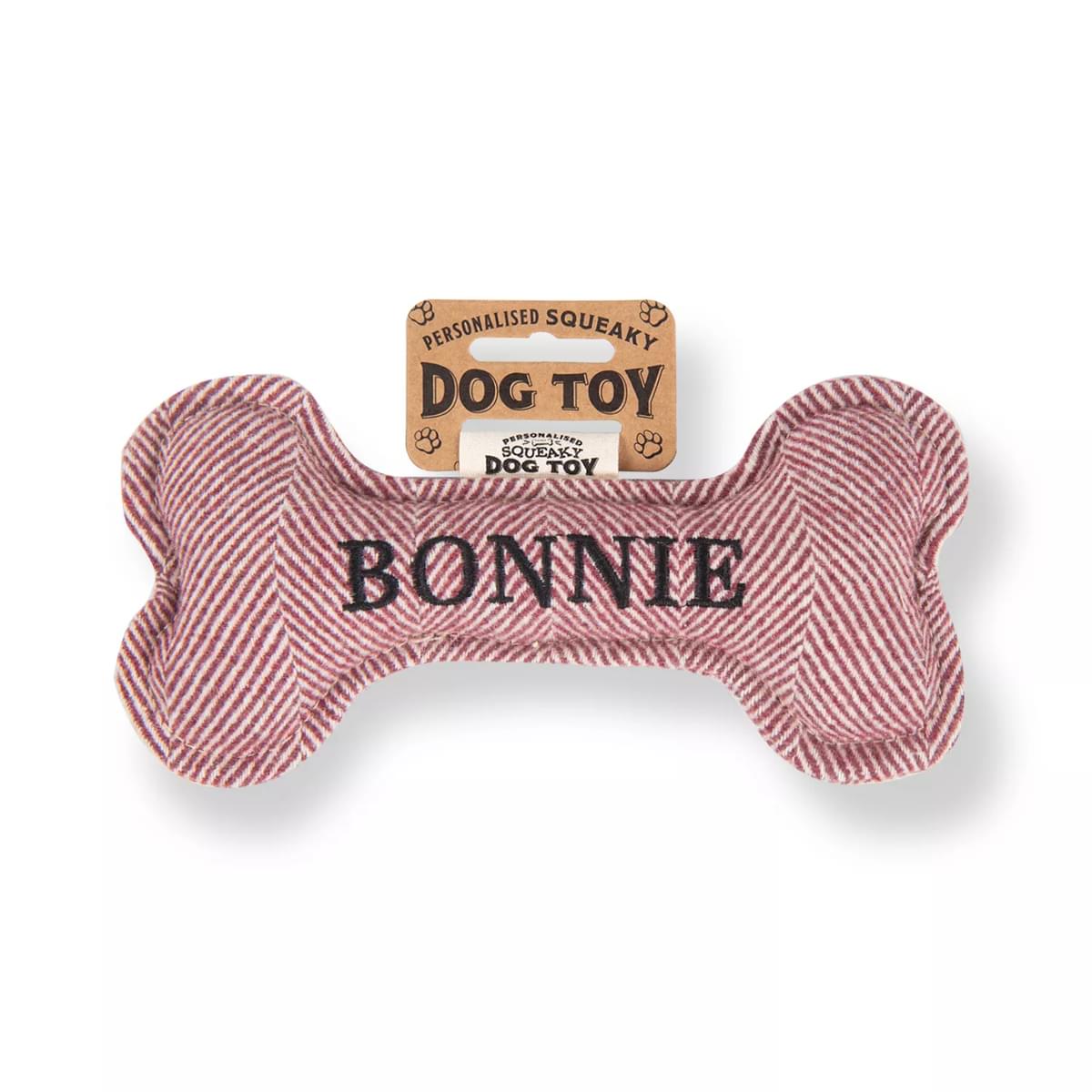 History & Heraldry Bonnie Squeaky Bone Toy