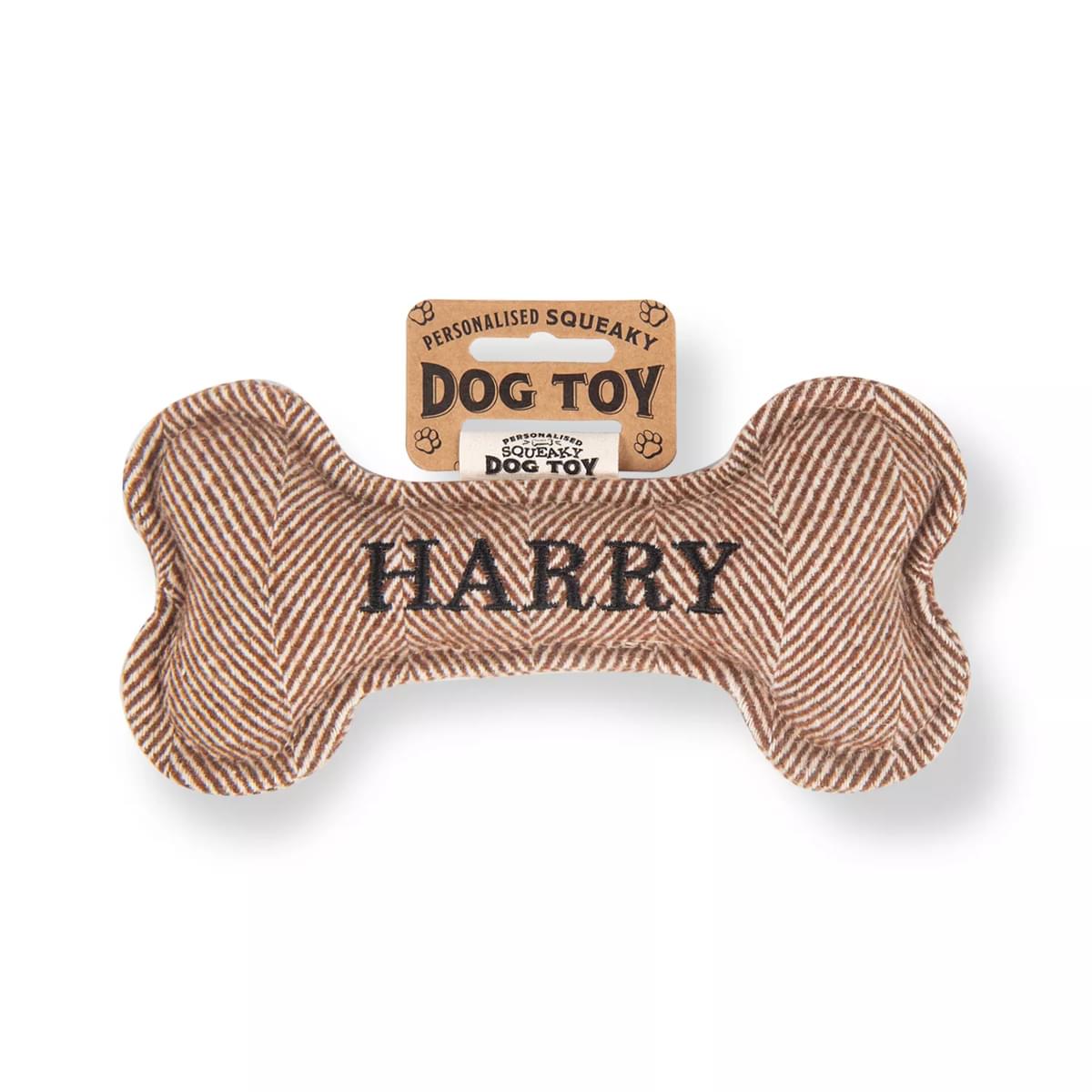 History & Heraldry Harry Squeaky Bone Toy