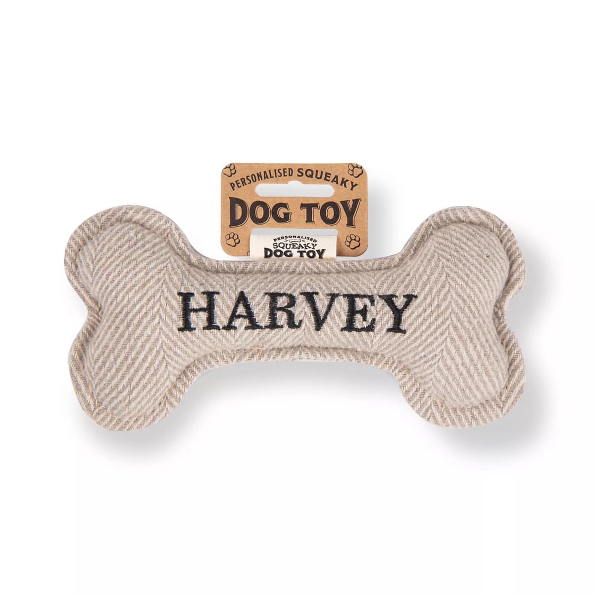 History & Heraldry Harvey Squeaky Bone Toy