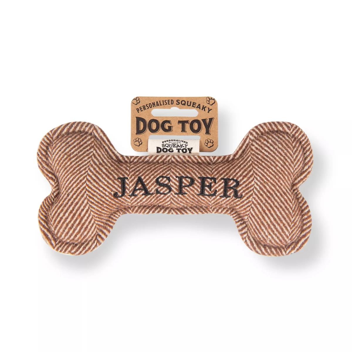History & Heraldry Jasper Squeaky Bone Toy