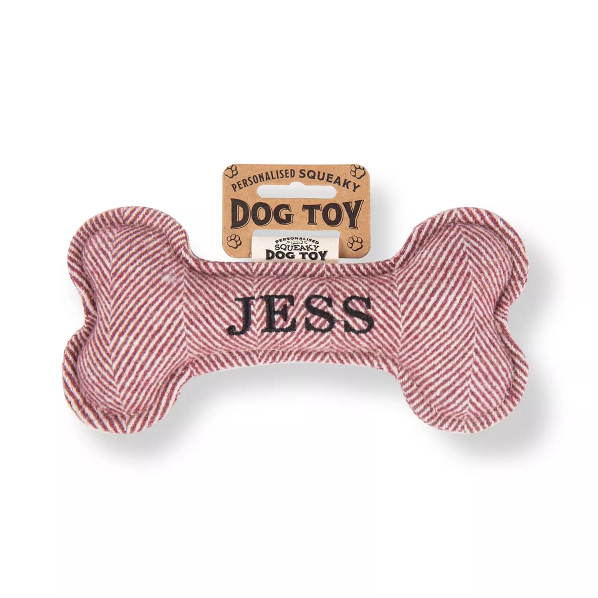 History & Heraldry Jess Squeaky Bone Toy