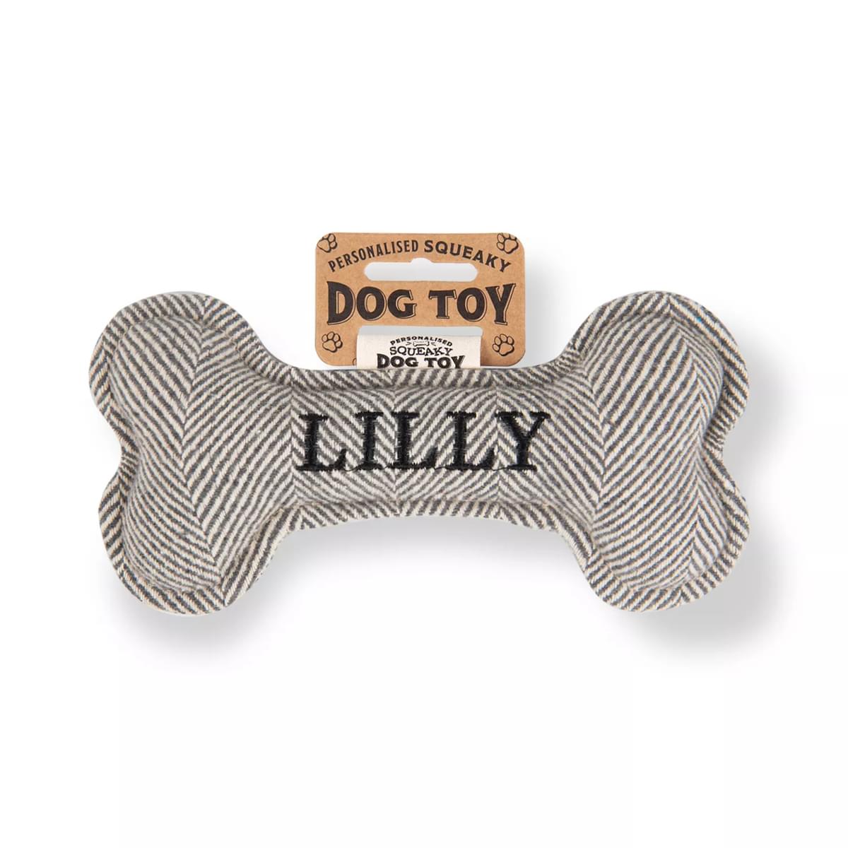 History & Heraldry Lilly Squeaky Bone Toy