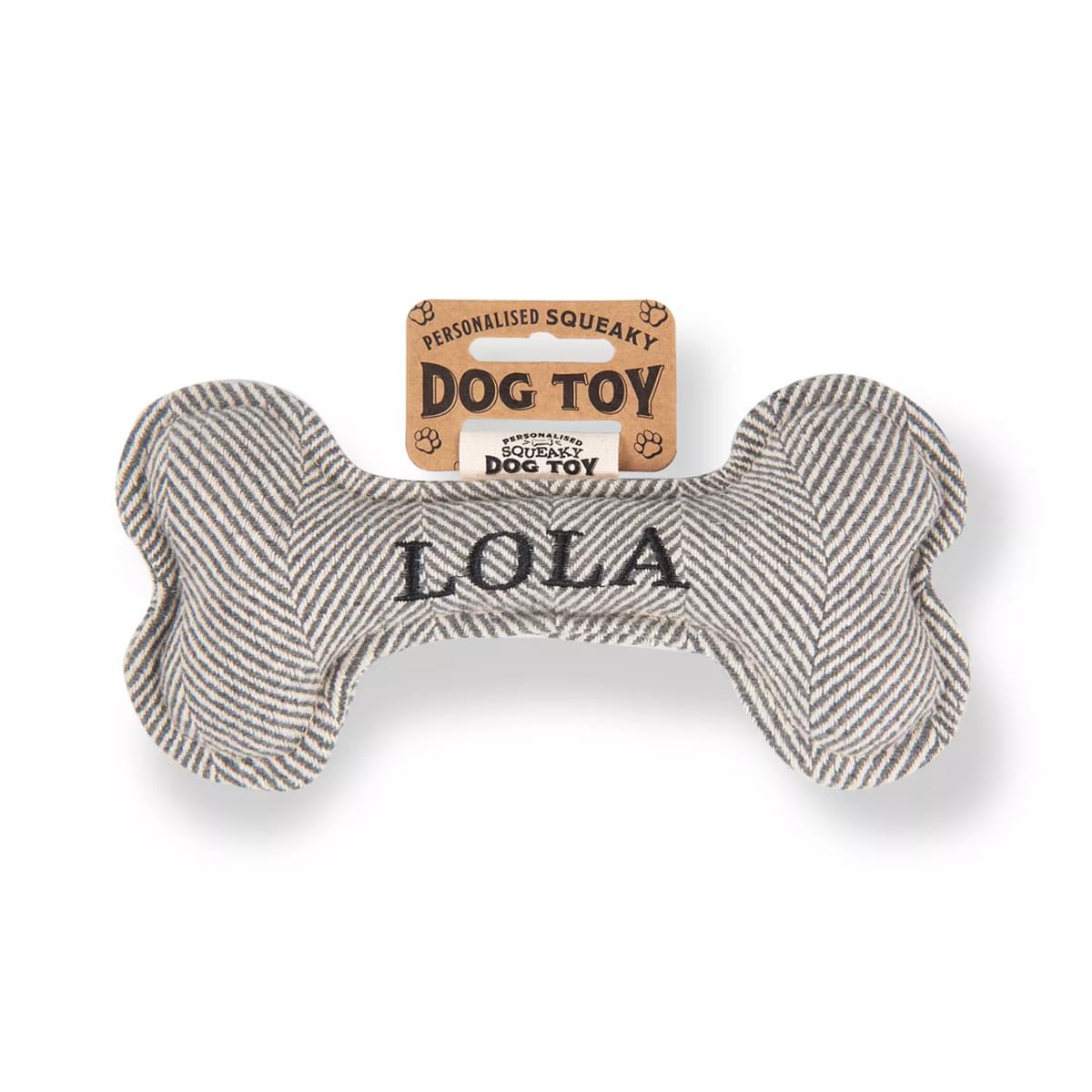 History & Heraldry Lola Squeaky Bone Toy