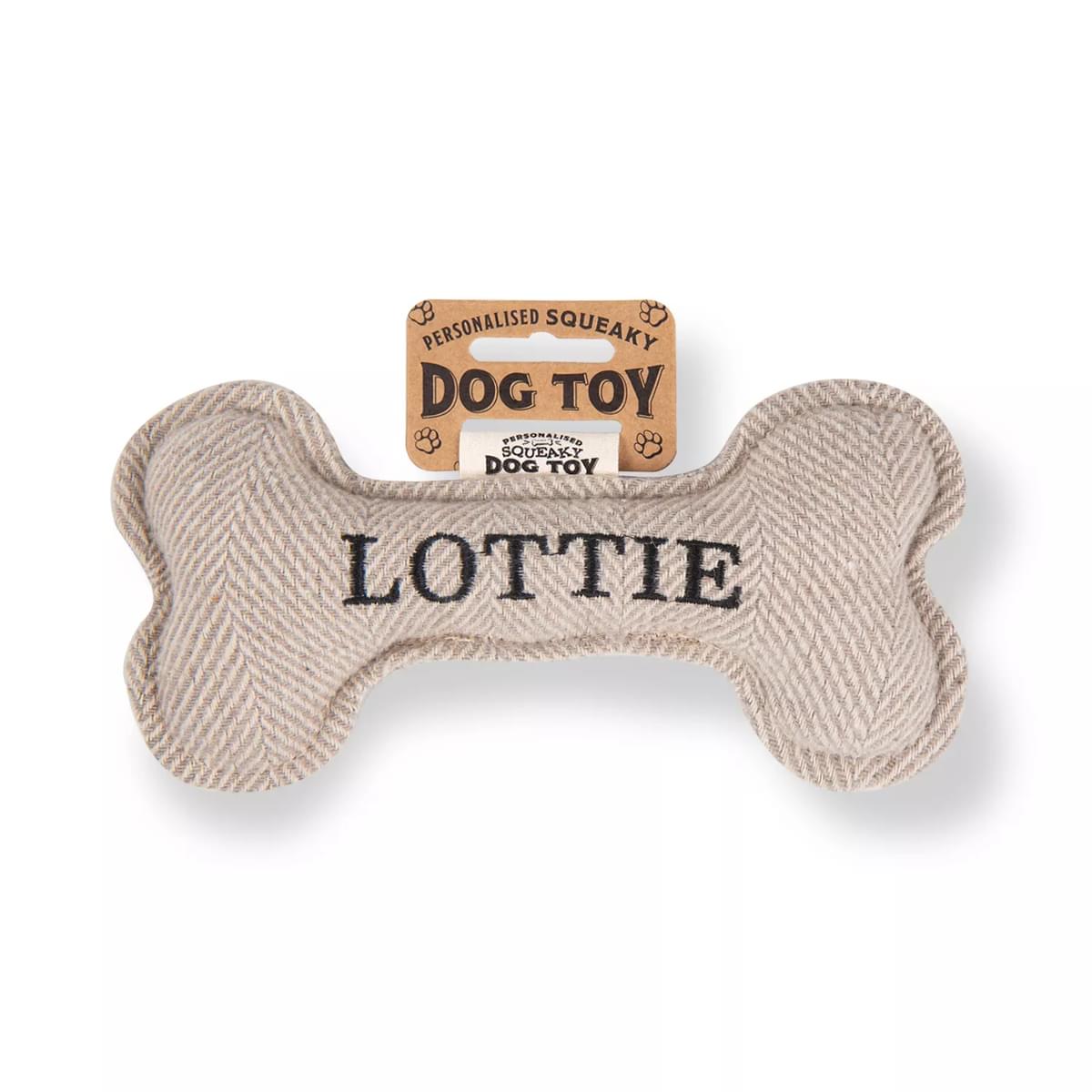 History & Heraldry Lottie Squeaky Bone Toy