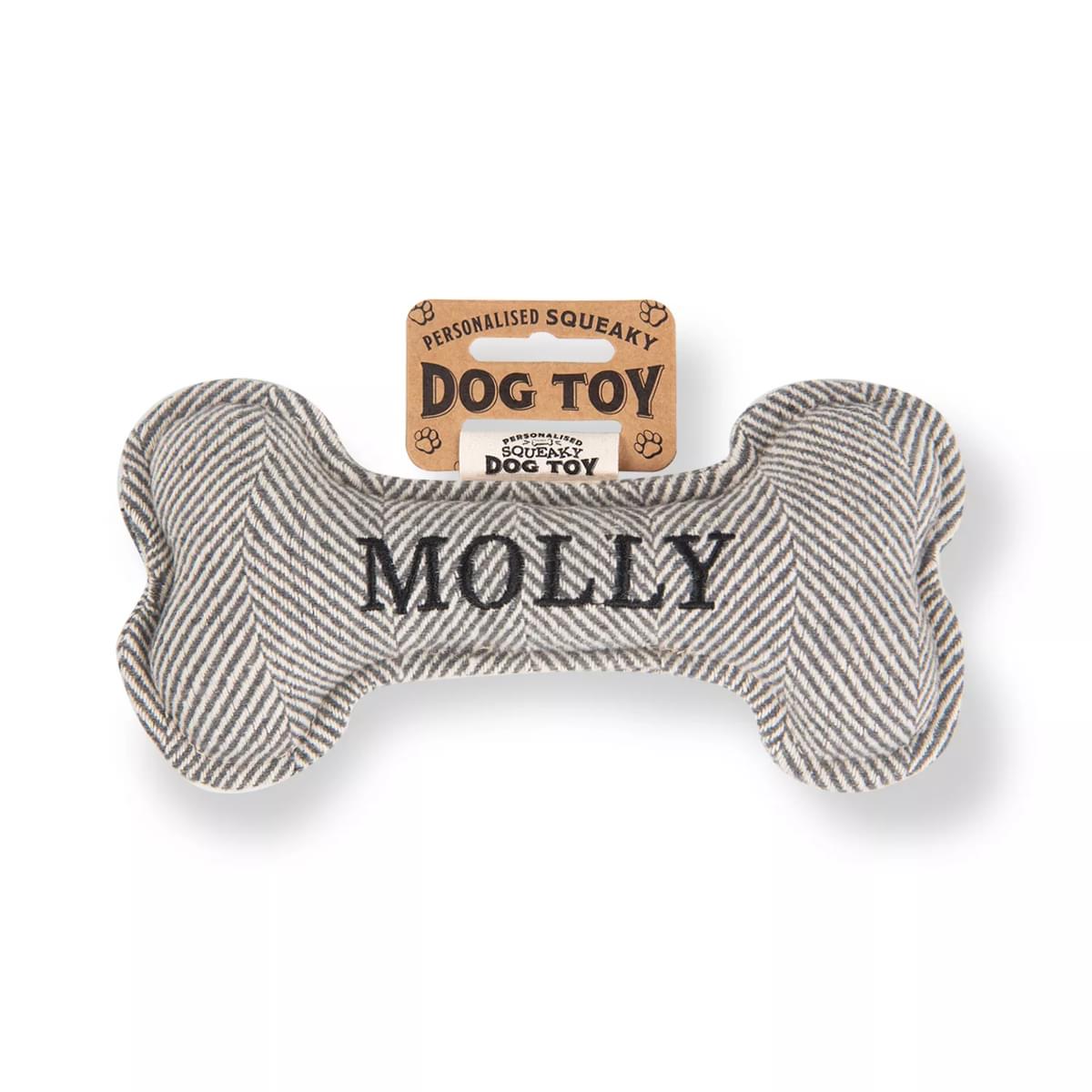 History & Heraldry Molly Squeaky Bone Toy