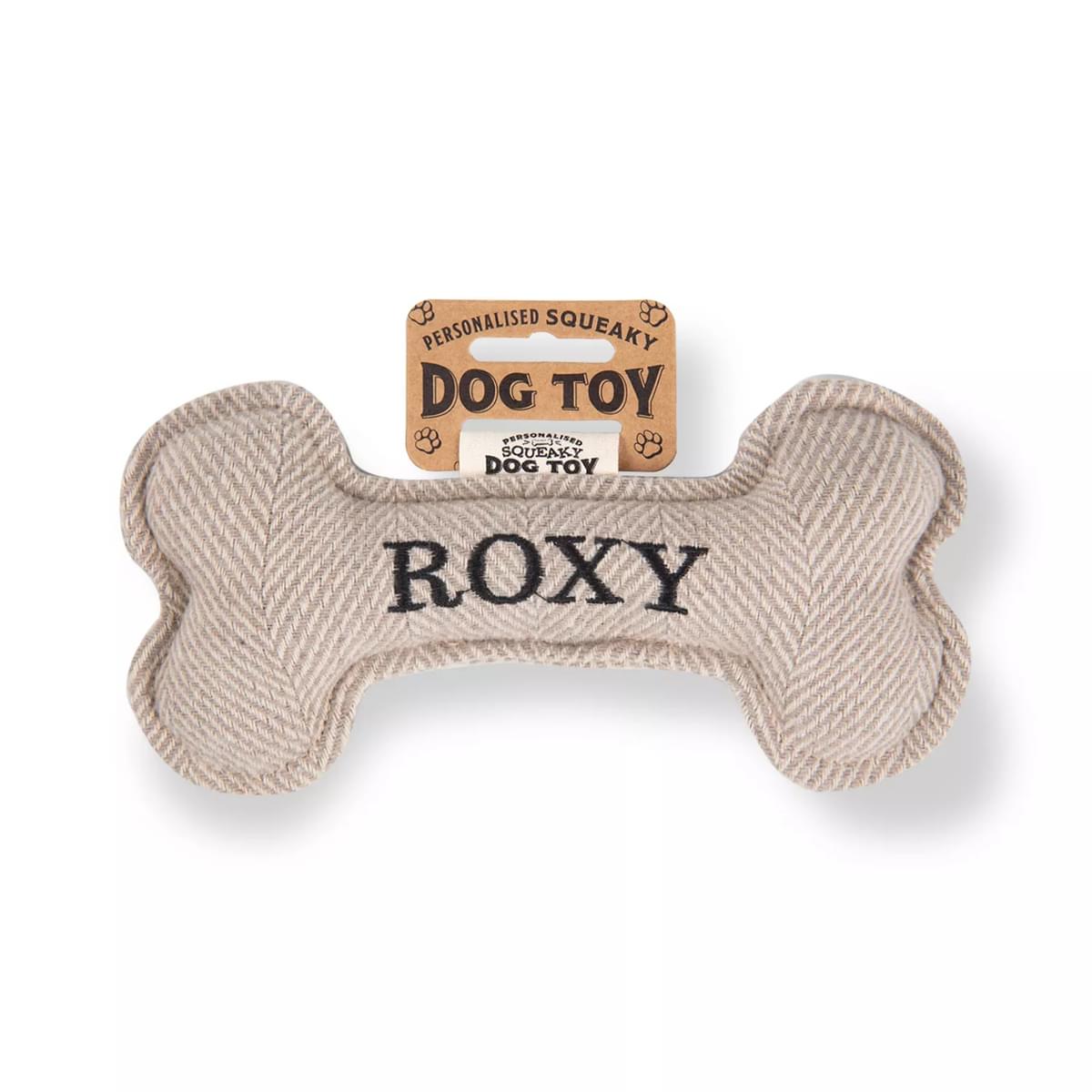 History & Heraldry Roxy Squeaky Bone Toy