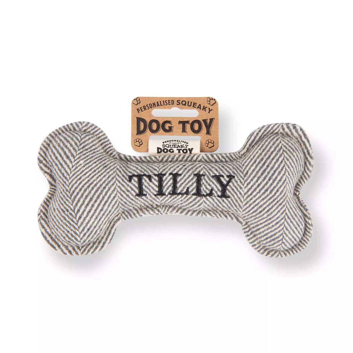History & Heraldry Tilly Squeaky Bone Toy