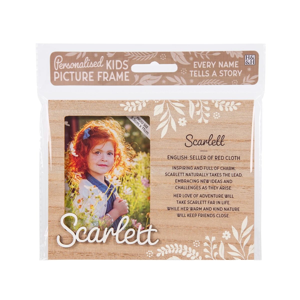 History & Heraldry Scarlett Picture Frame