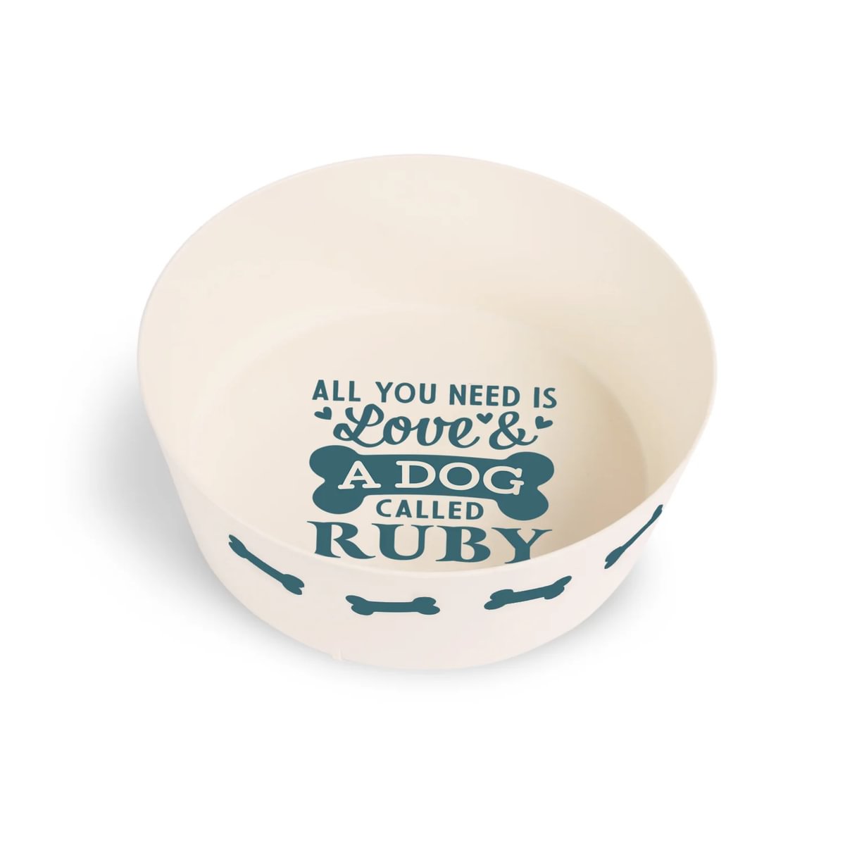 History & Heraldry Ruby Dog Bowl