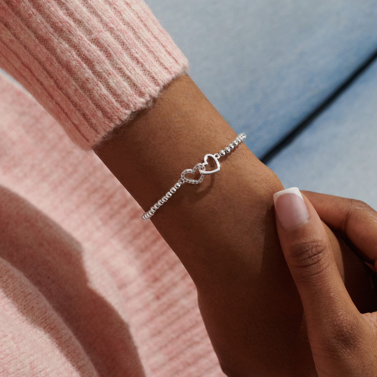 Joma Jewellery Silver Plated A Little 'Beautiful Bestie' Bracelet