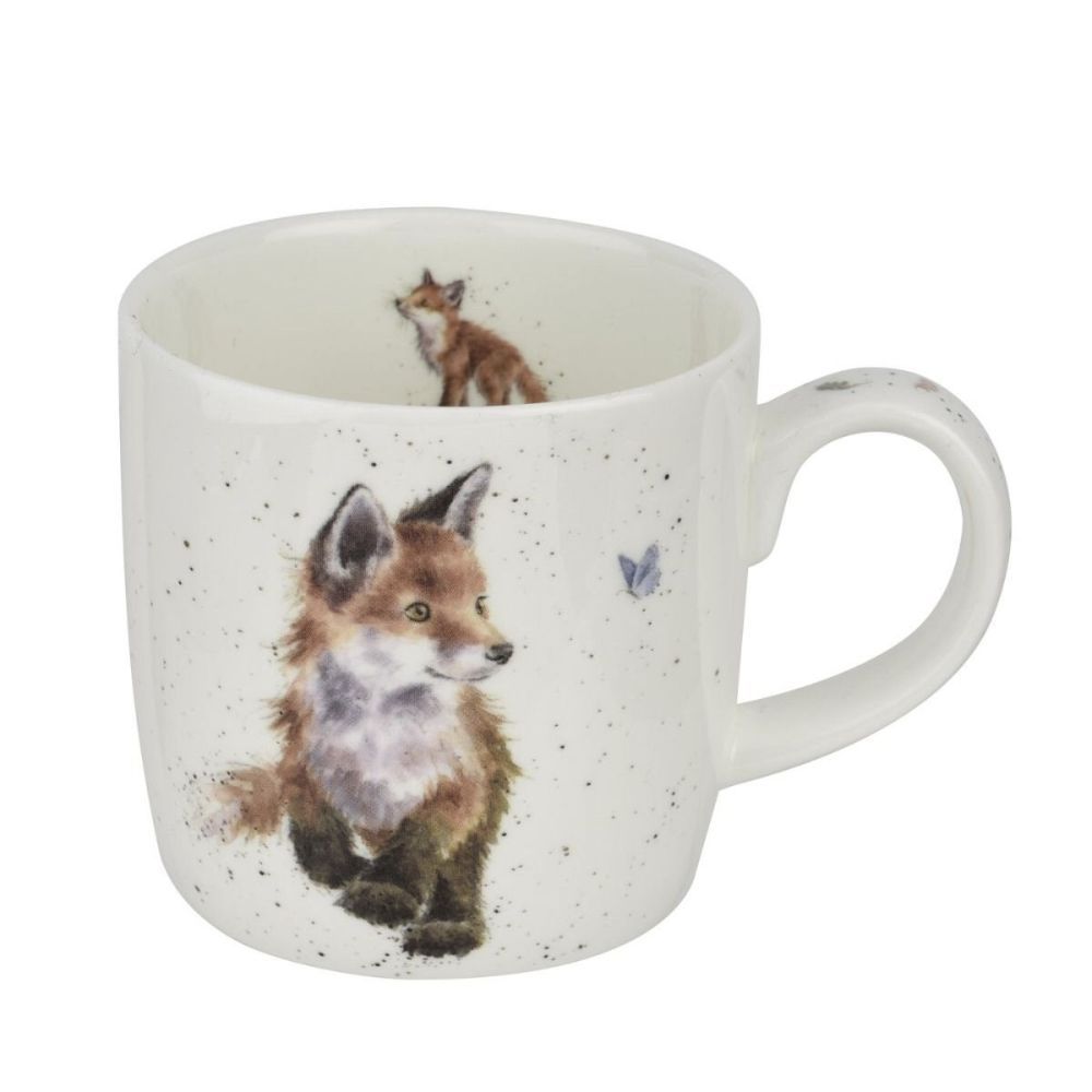 Wrendale Designs Born to be Wild Fox Fine Bone China Mug