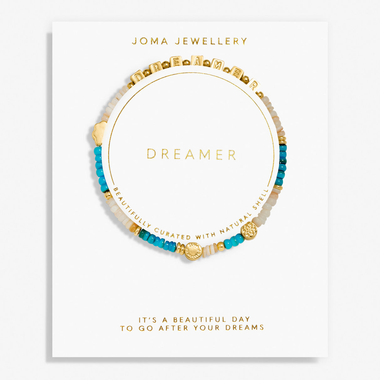 Joma Jewellery Gold Plated Happy Little Moments 'Dreamer' Bracelet