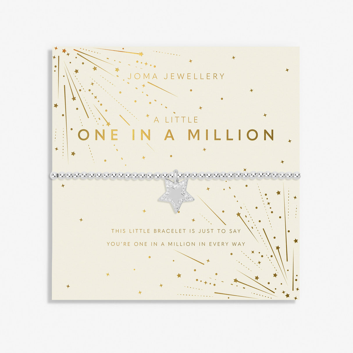 Joma Jewellery Silver Plated A Little Christmas 'One in a Million' Bracelet
