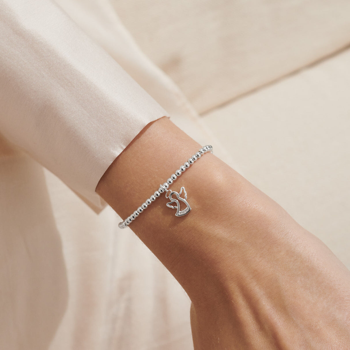 Joma Jewellery Silver Plated A Little 'Christmas Angel' Bracelet
