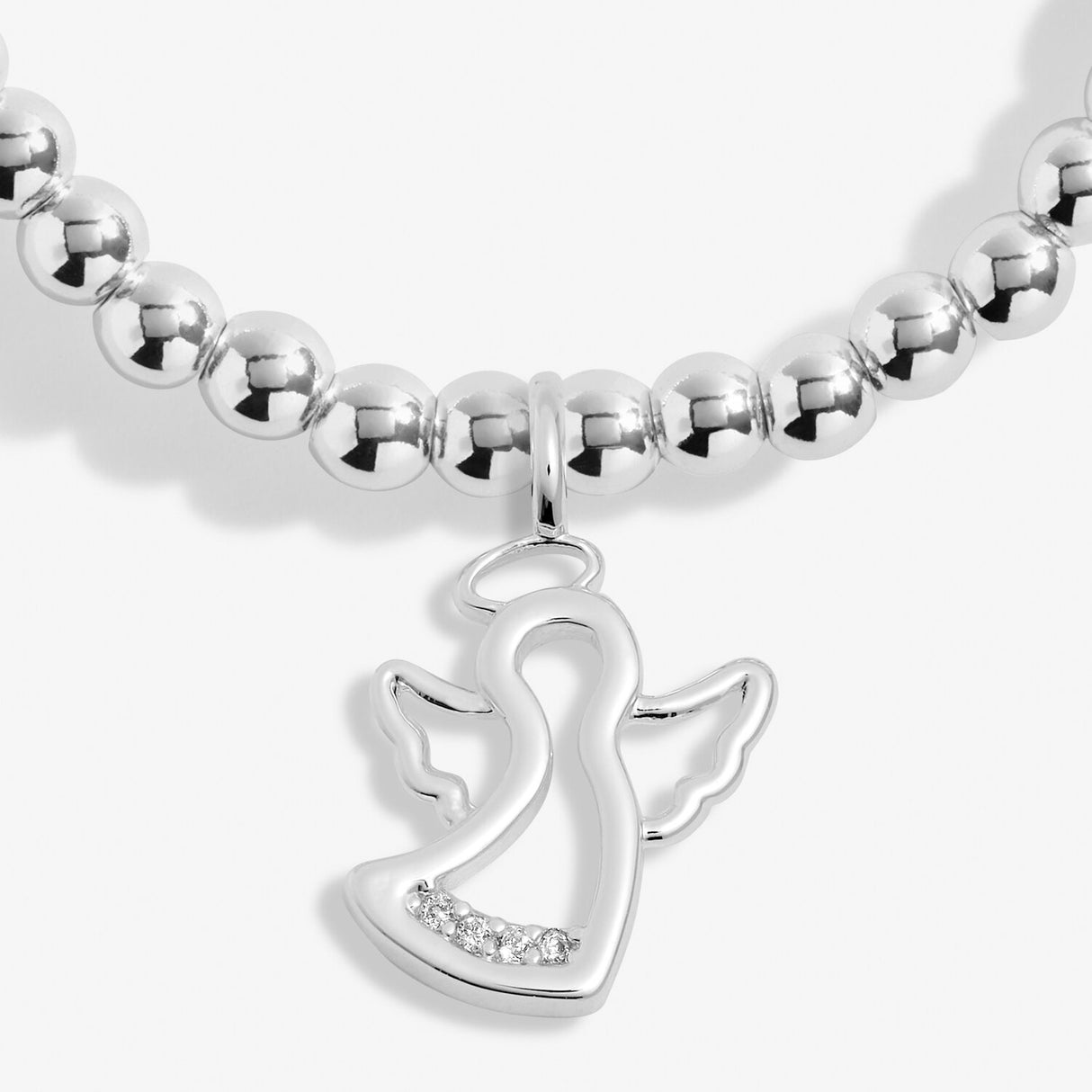 Joma Jewellery Silver Plated A Little 'Christmas Angel' Bracelet
