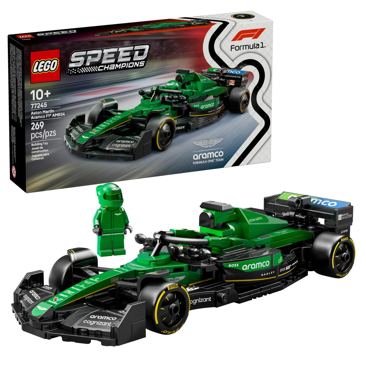 LEGO Aston Martin Aramco F1® AMR24 Race Car