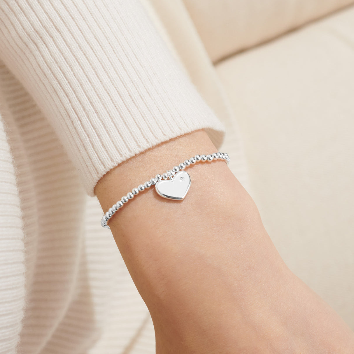 Joma Jewellery Silver Plated Bauble Box 'With Love' Bracelet