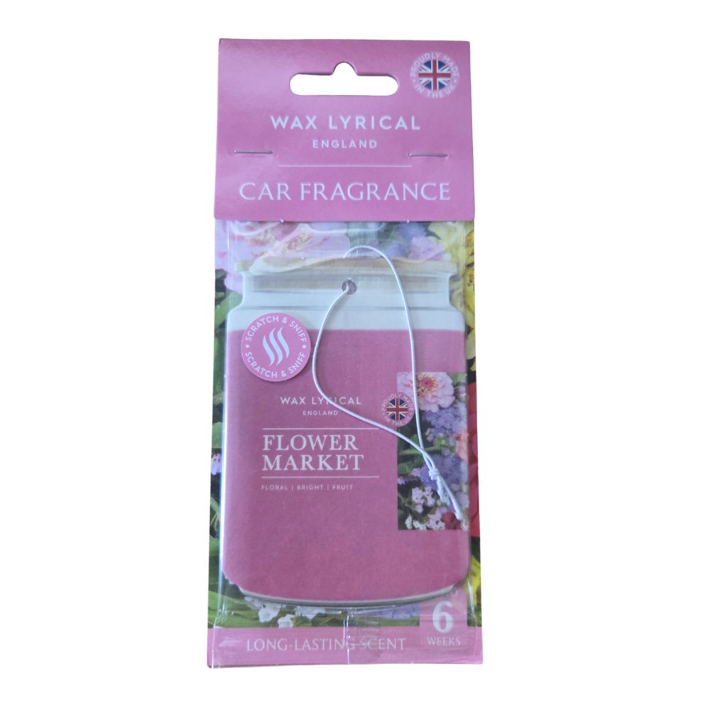 Wax Lyrical Flower Market Car Air Freshener