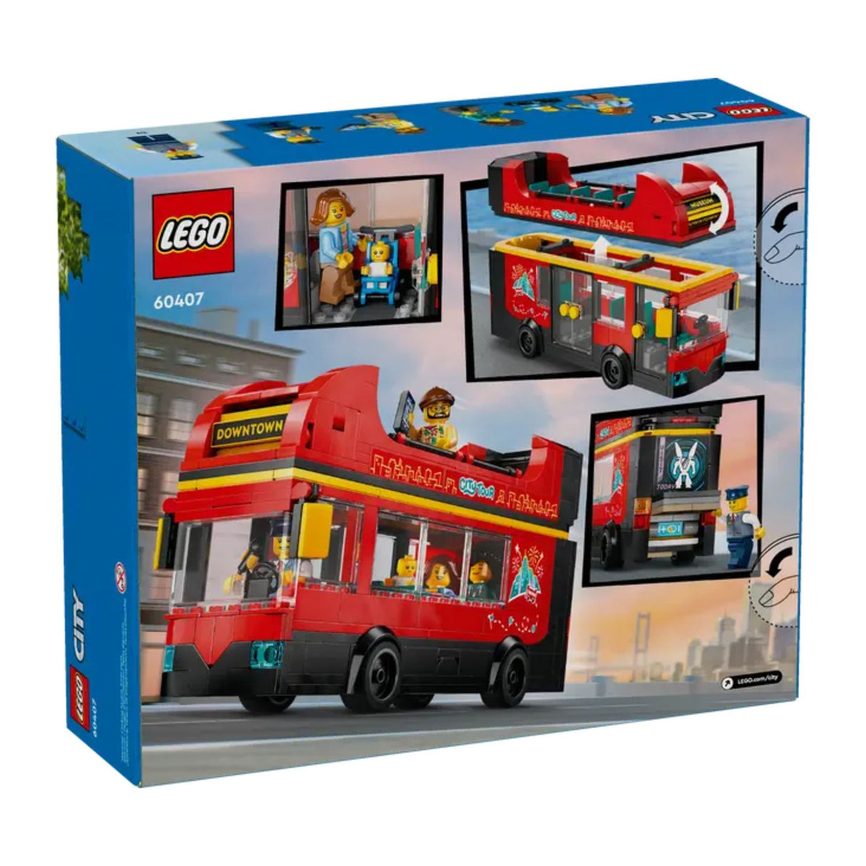 LEGO City Red Double Decker Sight Seeing Bus