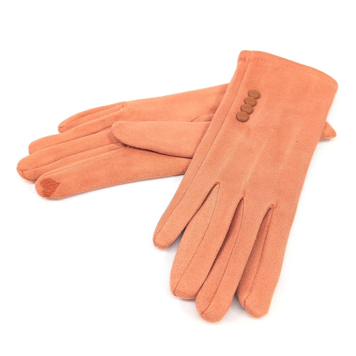 Black Ginger Pumpkin Orange Bright Coloured Gloves - 800-605