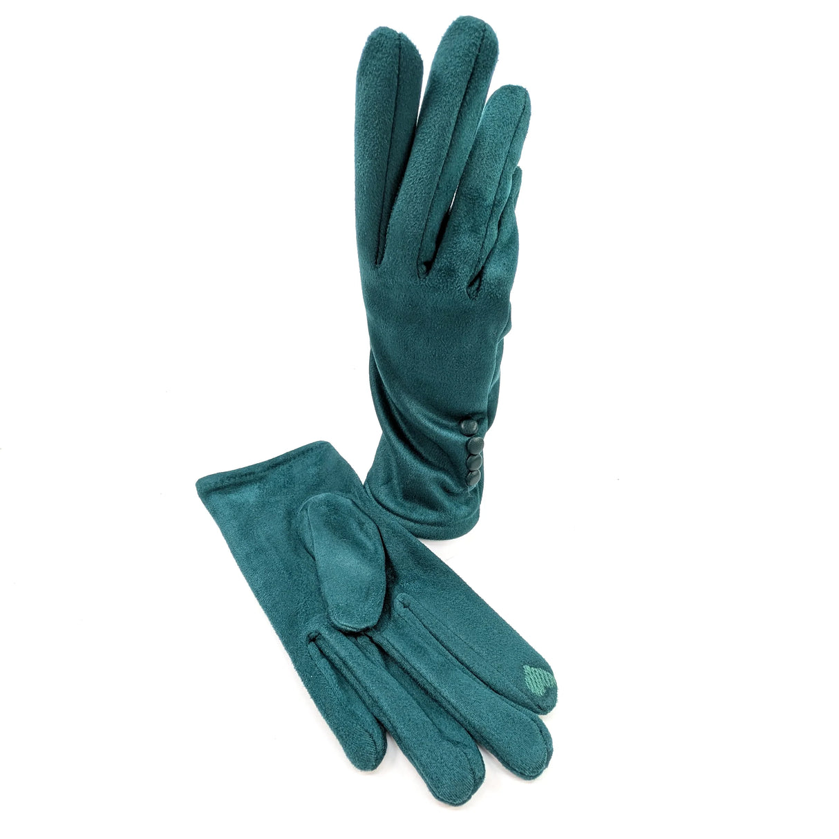 Black Ginger Grass Green Bright Coloured Gloves - 800-606