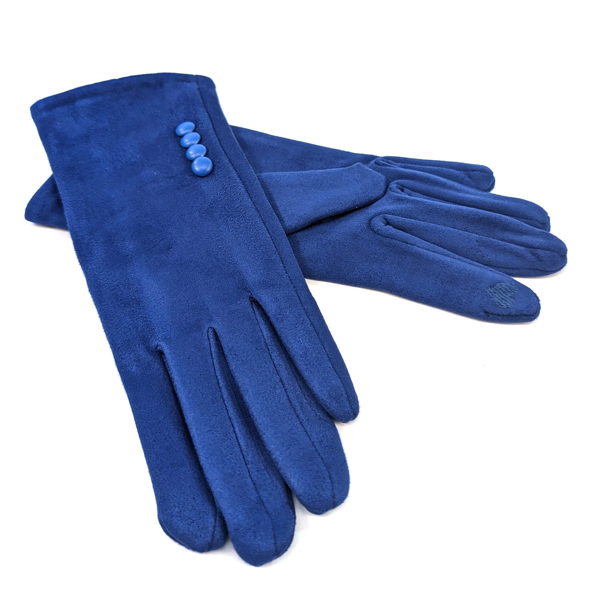 Black Ginger Royal Blue Bright Gloves