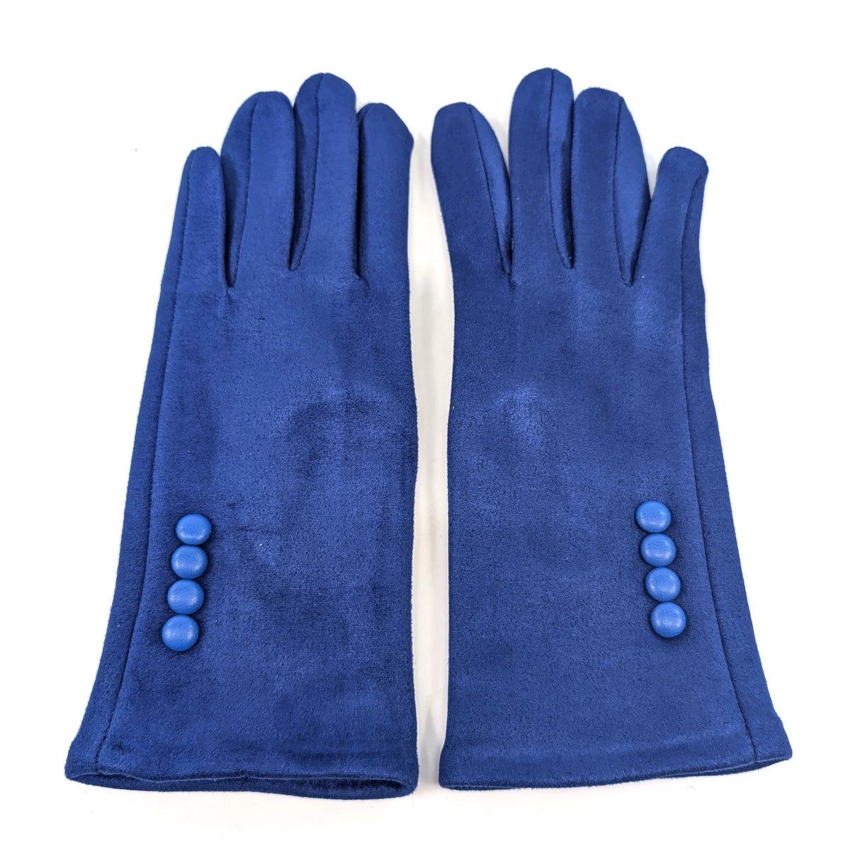 Black Ginger Royal Blue Bright Gloves