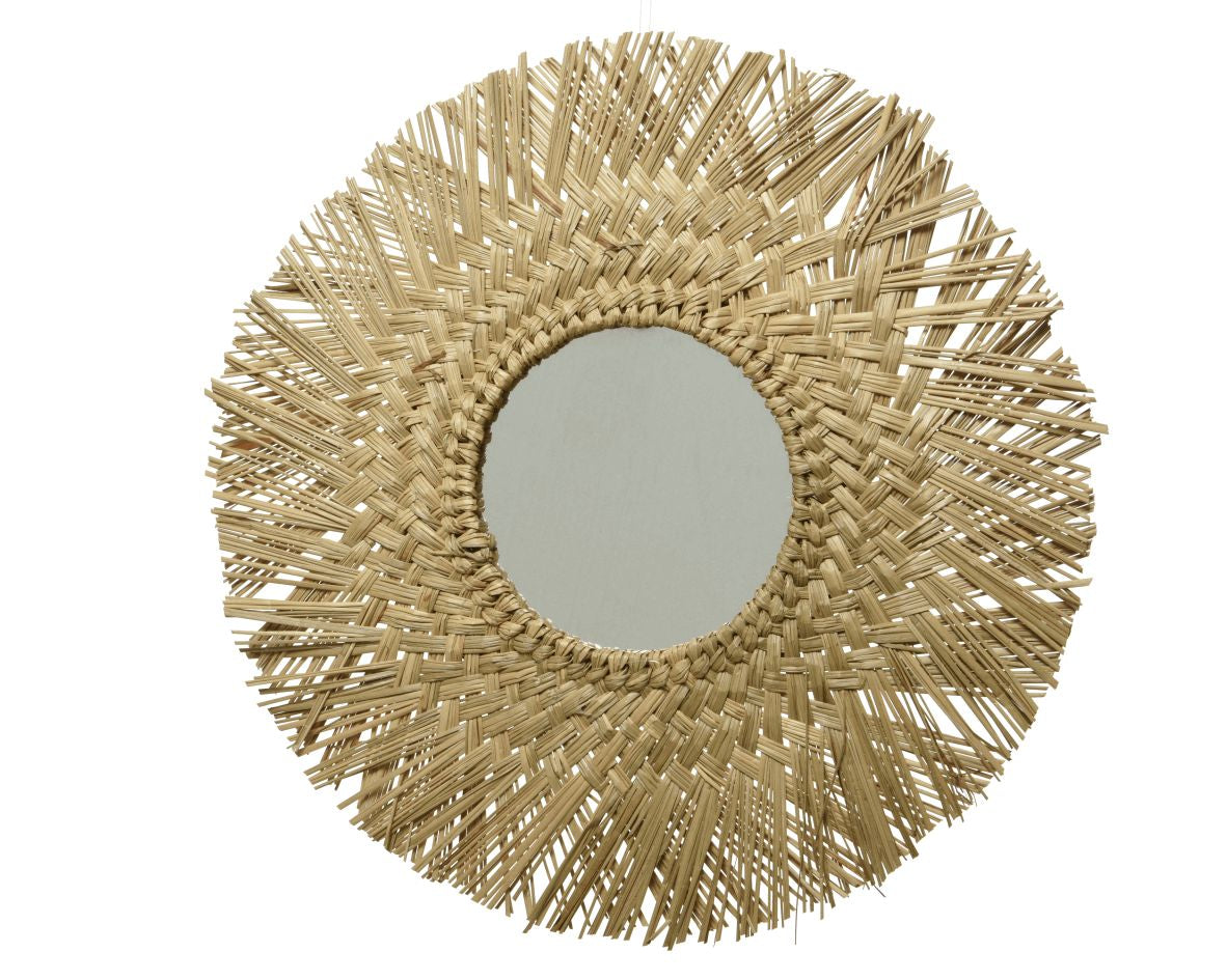 Kaemingk 80cm Mirror Sea Grass Round Fringes