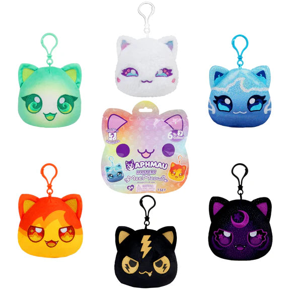 Aphmau 6" MeeMeow Mystery Plush Clip Ons
