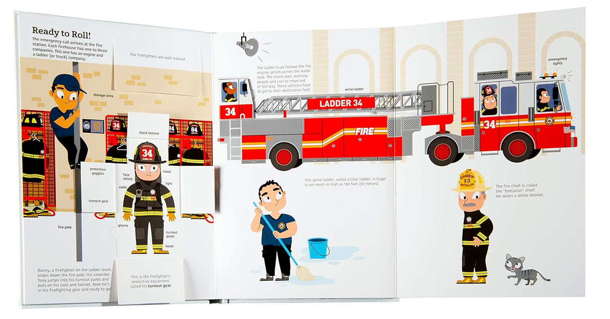 Ultimate Spotlight Firefighters Activity Book by Anne-Sophie Baumann