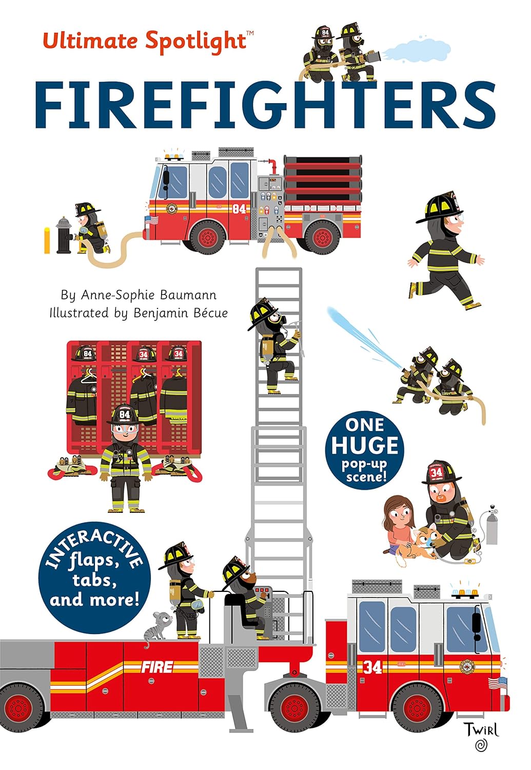 Ultimate Spotlight Firefighters Activity Book by Anne-Sophie Baumann