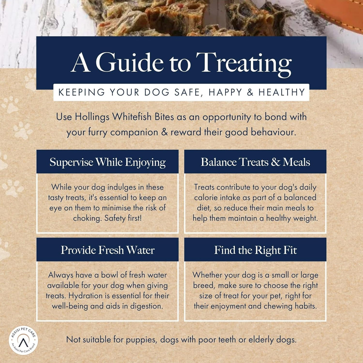 Hollings 75g Whitefish Dog Treats
