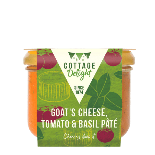 Cottage Delight 180g Goat's Cheese Tomato and Basil Pate
